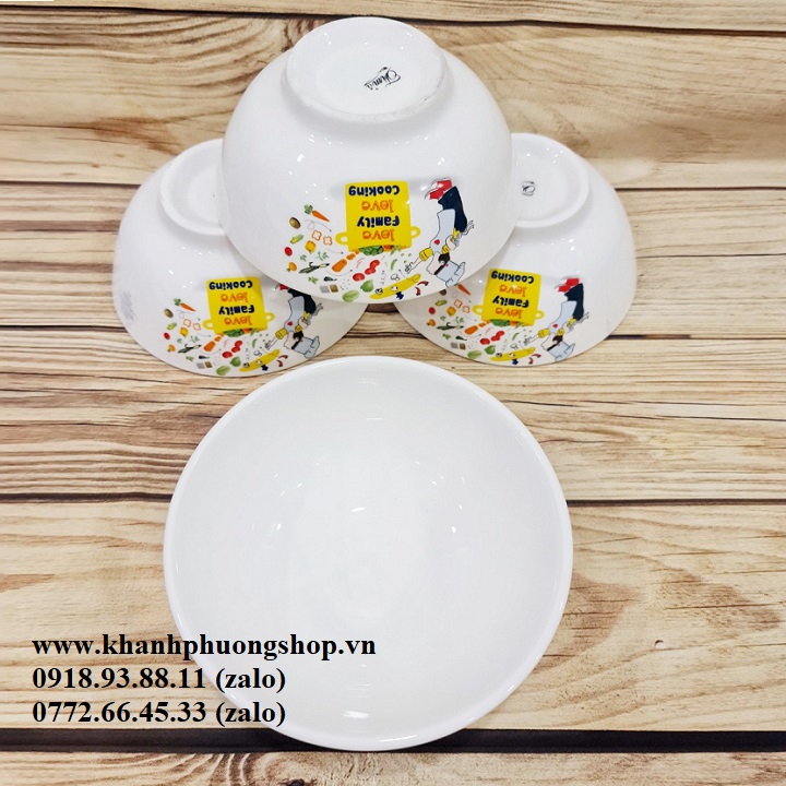 [HCM]tô sứ trắng ăn cơm - tô sứ trắng