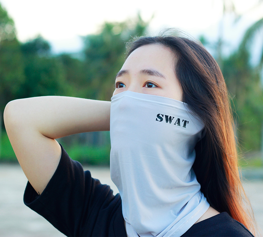 Khăn đa năng Swat màu xám siêu đẹp