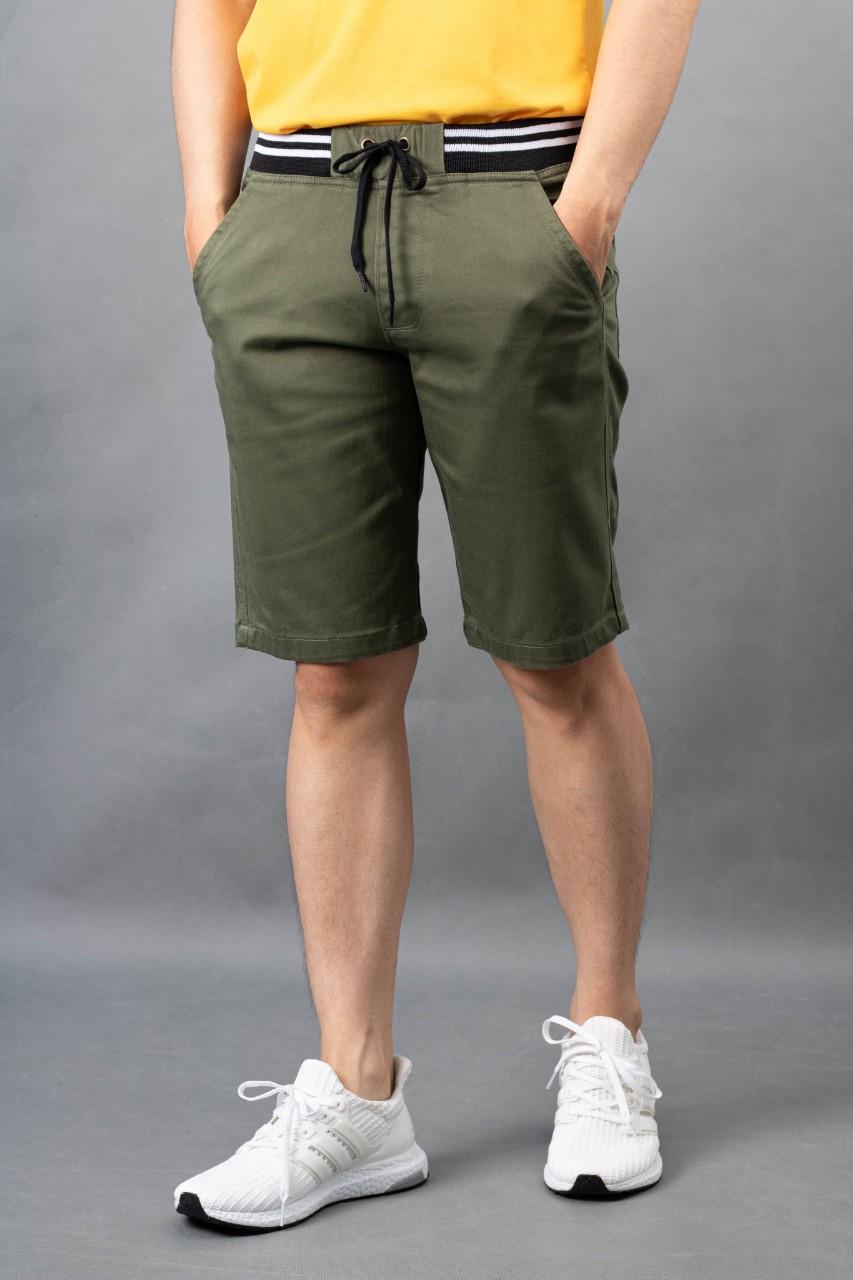QUẦN SHORT NAM VẢI KAKI LƯNG THUN CAO CẤP MỚI