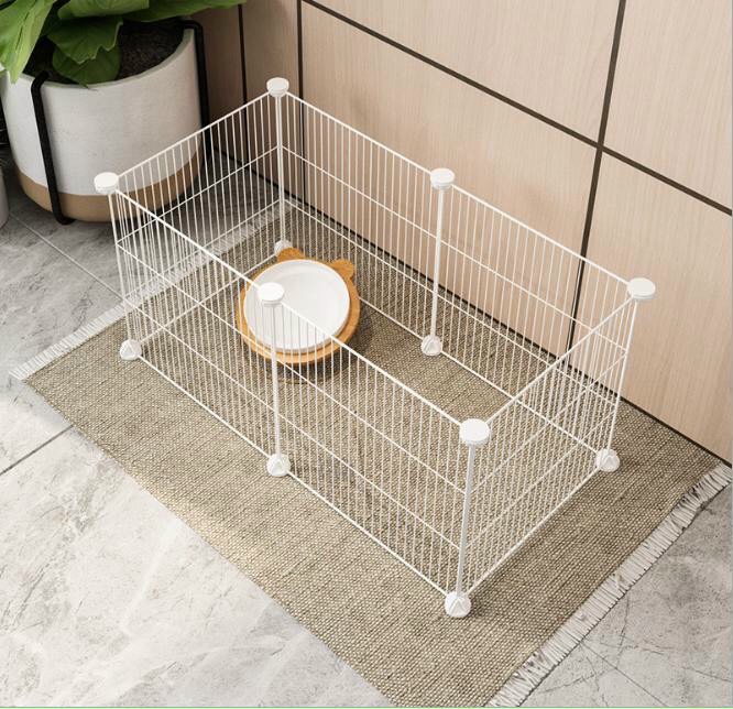 Chuồng quây thú cưng ghép gồm 6 tấm lưới nan dày