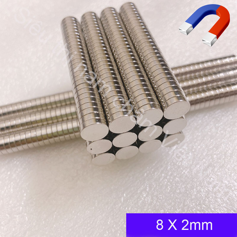 Nam châm viên vĩnh cửu D8 X 2 MM