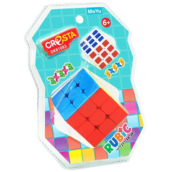 Bộ 2 đồ chơi rubik 3 x 3 - cresta dk81083