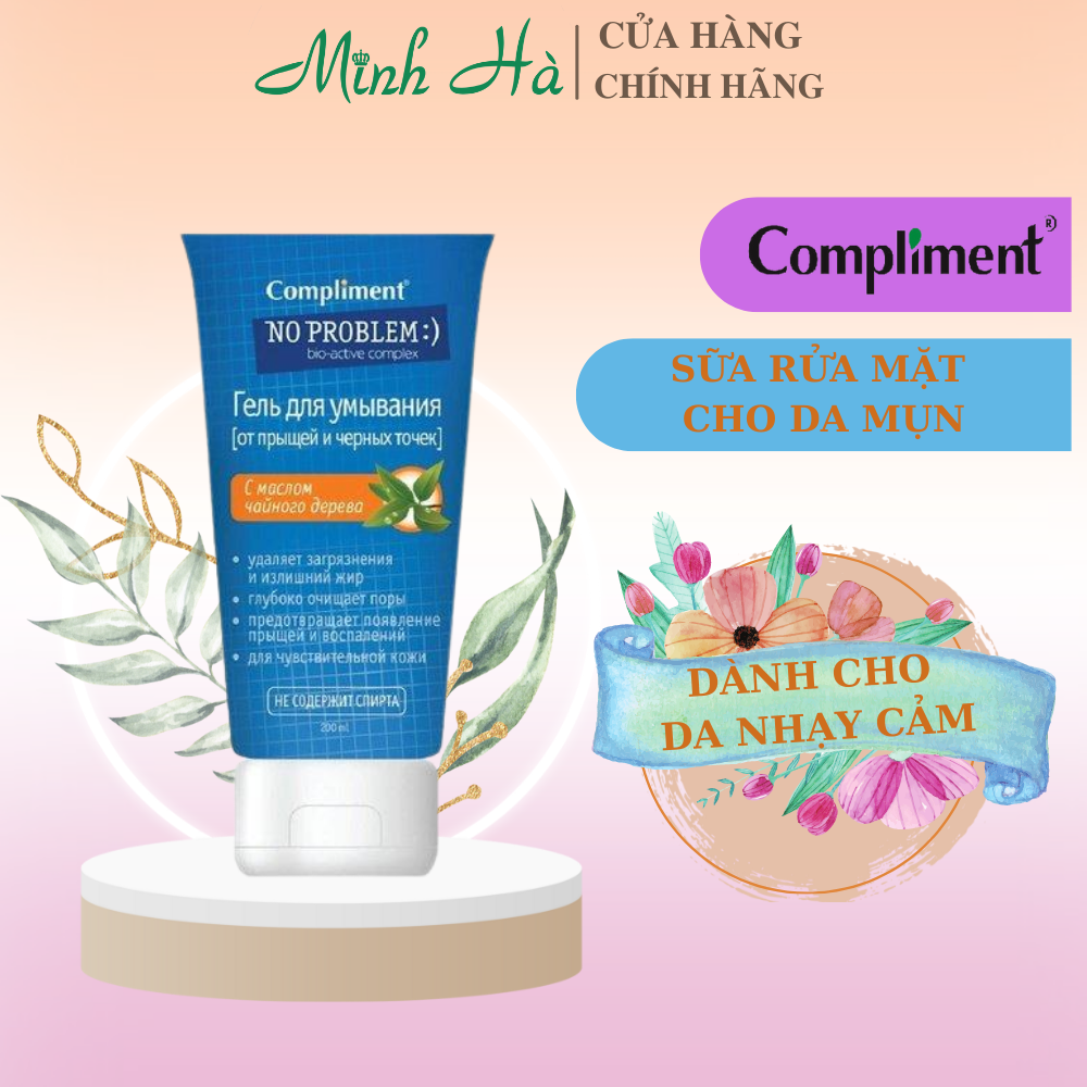 Sữa rửa mặt Compliment No Problem 200ml