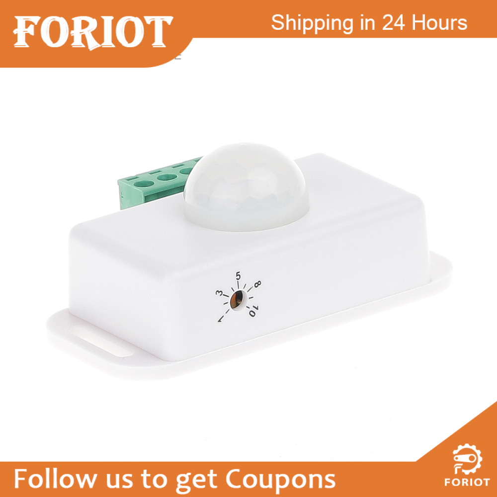 Foriot Đèn LED công tắc cảm biến hồng ngoại ánh sáng DC12V 24V 6A tự động điều chỉnh công tắc cảm biến dò hồng ngoại mô-đun công tắc đèn LED dải ánh sáng