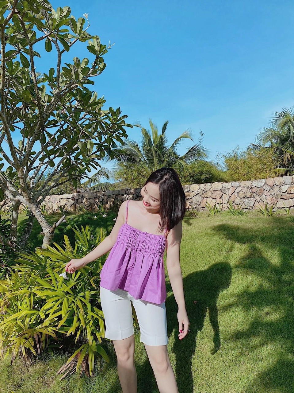 Áo Kiểu Nữ 2 Dây Nhún Ngực Thời Trang Xuân Hè Av111