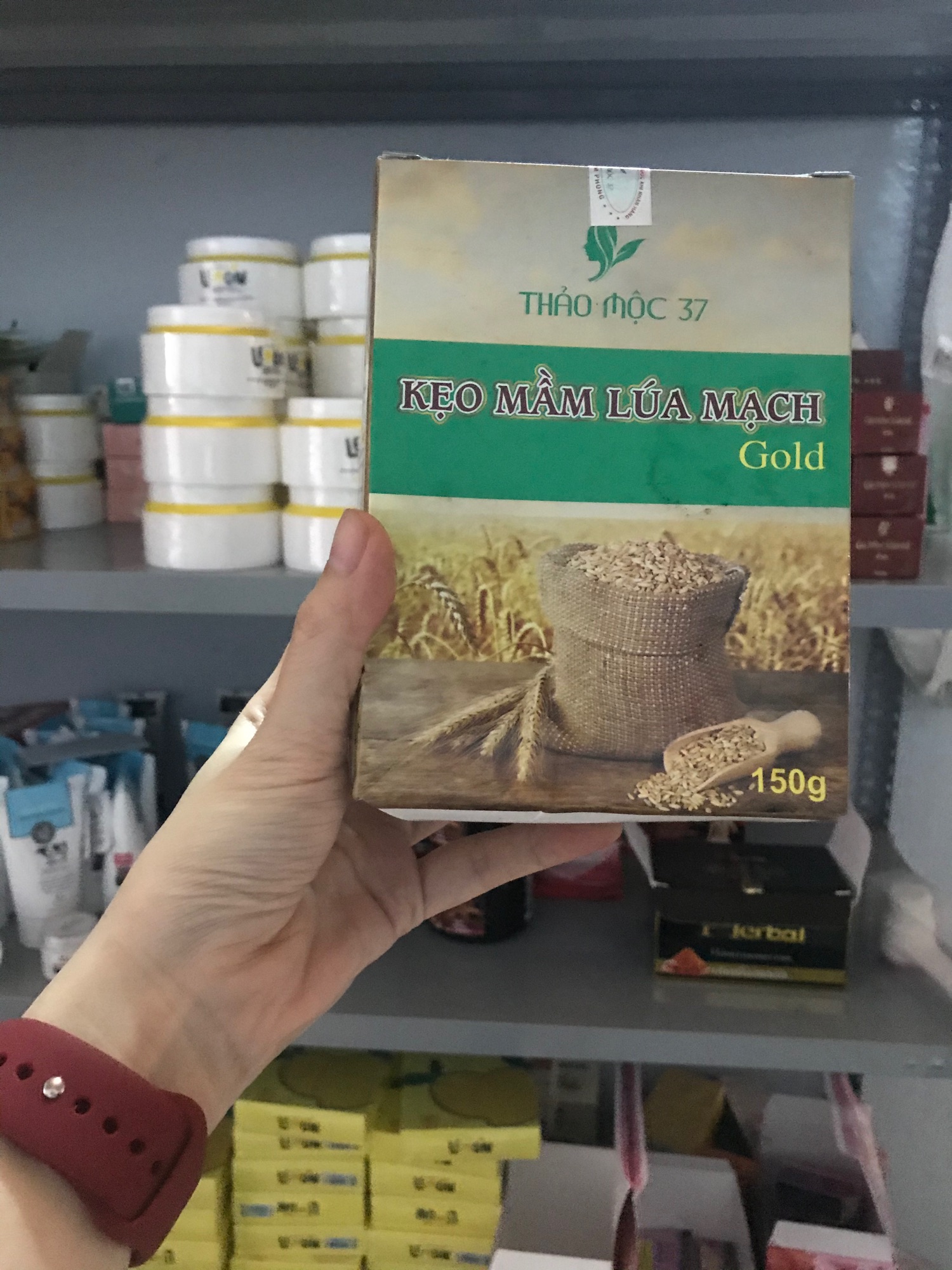 Kẹo mầm lúa mạch tăng vòng 1 Gold