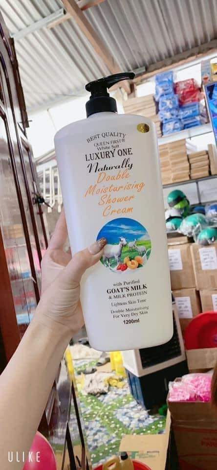 sữa tắm dê luxury 1200ml