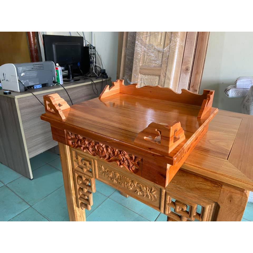 bàn thờ treo tường hoa sen 50cm
