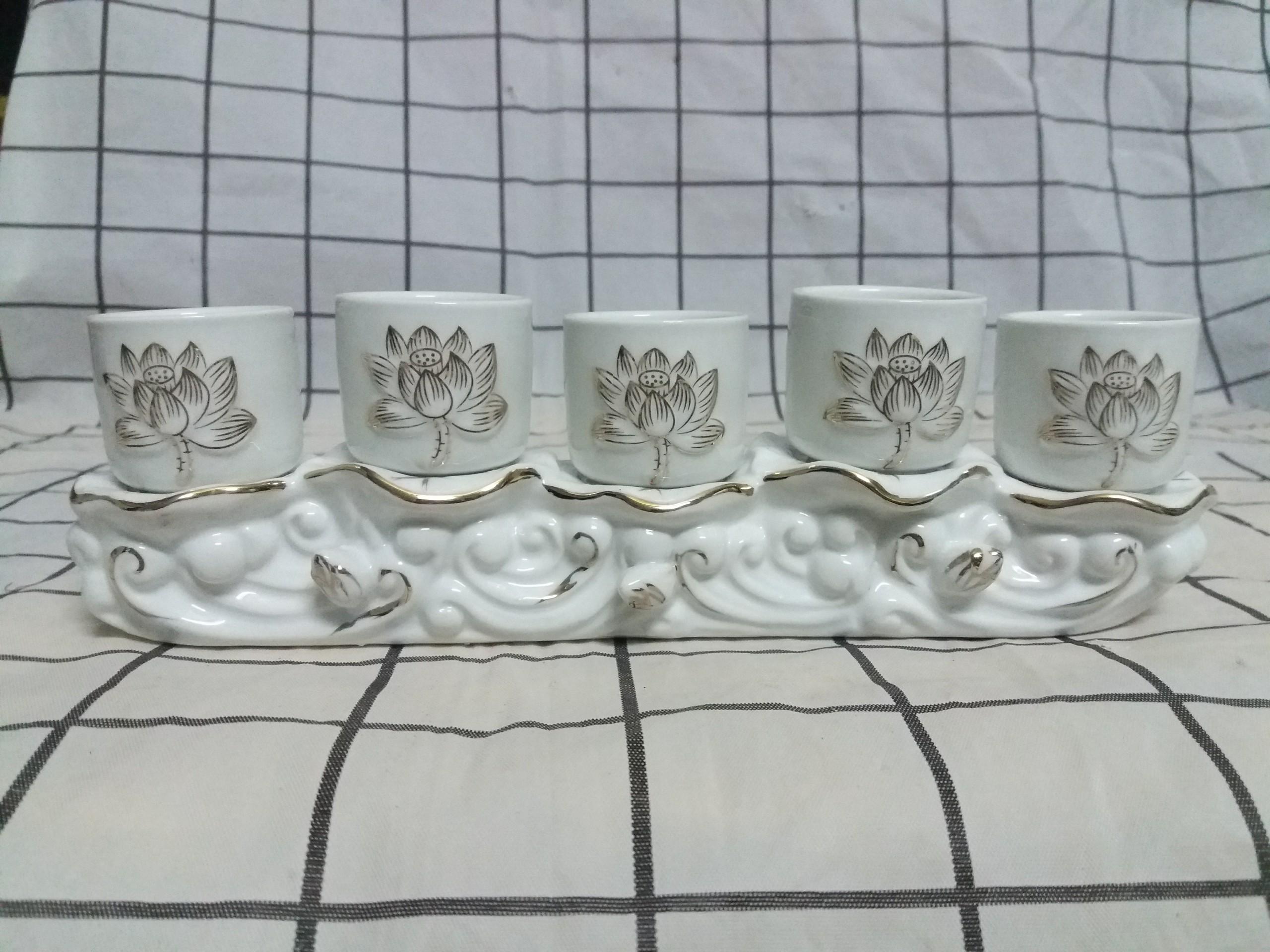Bộ 5 chung nước Ông Địa Thần Tài