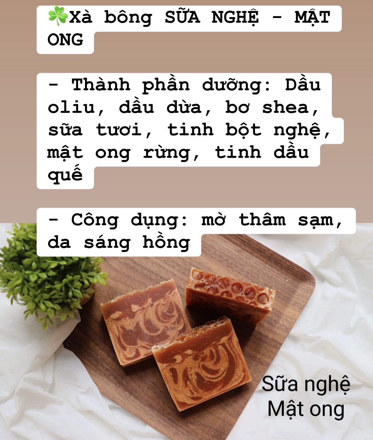 XÀ PHÒNG HANDMADE 100G (TẶNG LƯỚI TẠO BỌT) SALE MẠNH