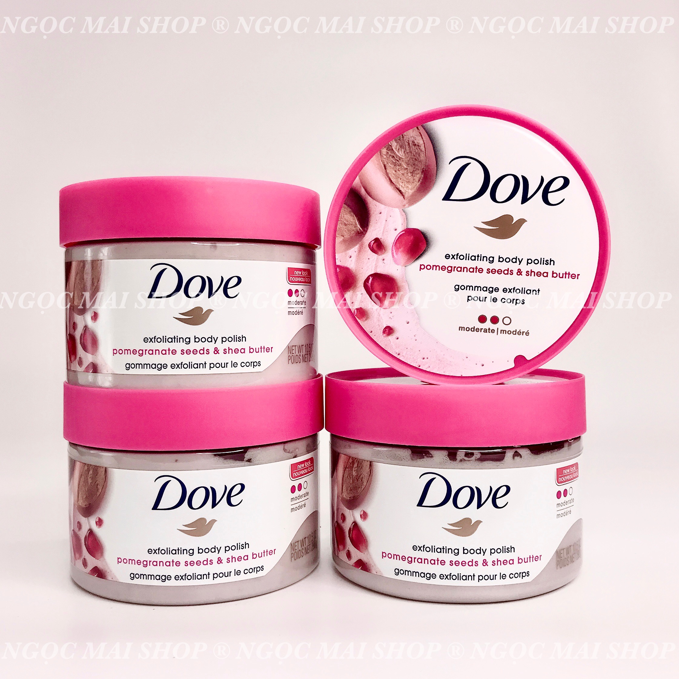 Tẩy Tế Bào Chết Dove Mỹ 298g