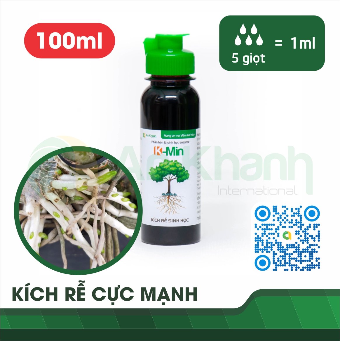 Phân bón lá sinh học enzyme K-mim