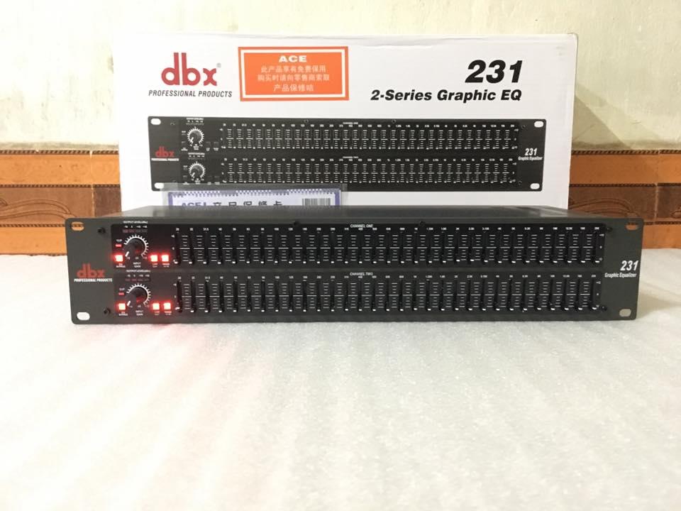 lọc xì equalizer cao cấp DBX 231 - TẶNG 2 dây CANON