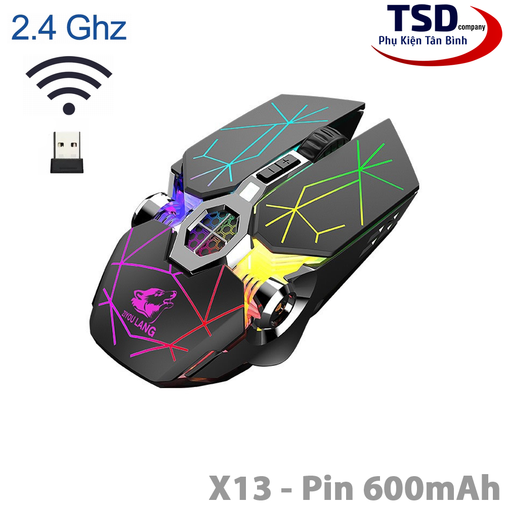 Genuine X13 Gaming Battery Charger Wireless Mouse