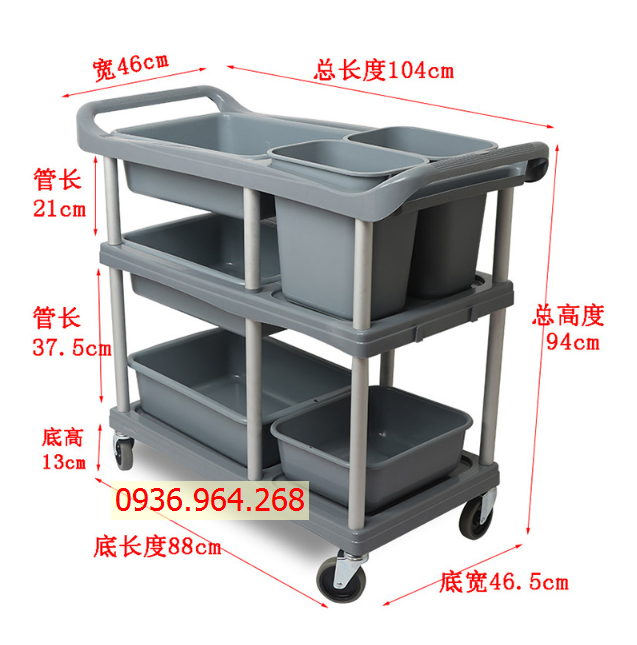 Xe thu dọn bát đĩa