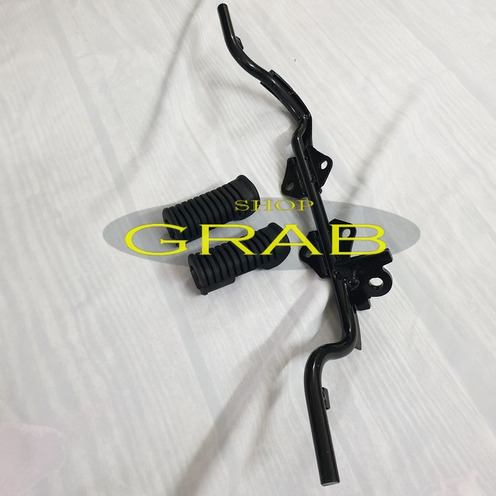 Gác chân gập gù [ TẶNG 2 BÊN CAO SU ] xe DREAM - WAVE / Gác chân giữa