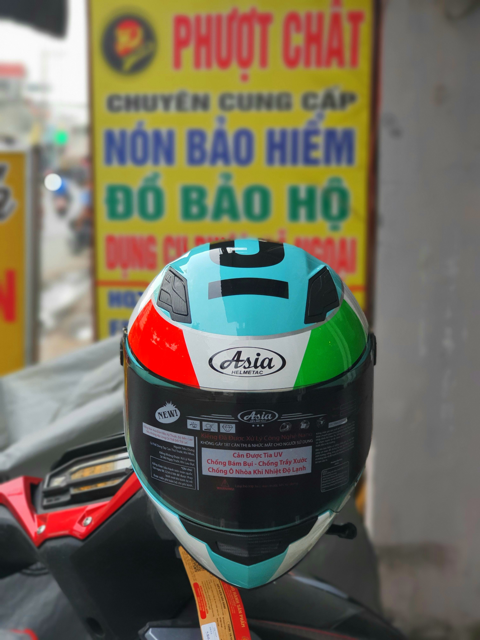 Nón bảo hiểm Fullface Asia Leopard cao cấp