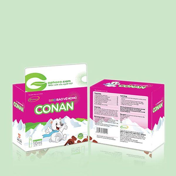 Siro Ho Conan - Hỗ trợ giúp long đờm, làm ấp đường hô hấp