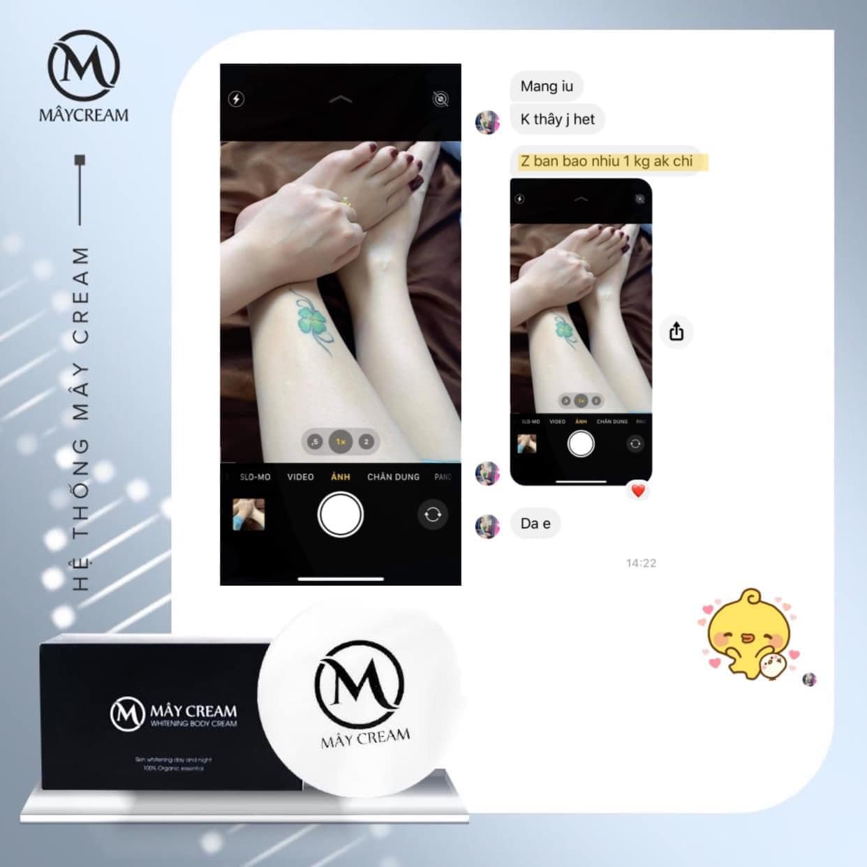 BODY CỐT DẺO MÂY CREAM