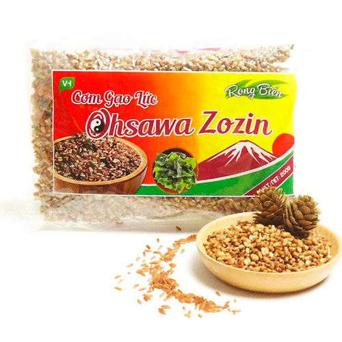 01 gói x 200gr cơm sấy gạo lứt rong biển ohsawa zozin giòn ngonbách hóa uy tín