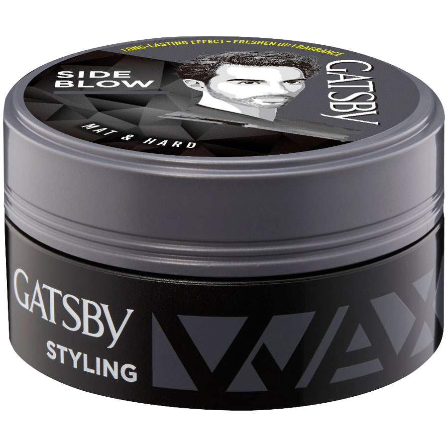 Sáp vuốt tóc nam mùi thơm chính hãng giá rẻ Gatsby Styling Wax Mat & Hard  hộp sáp lọ to 75g, nhỏ 25g vuốt tóc khô giữ nếp lâu tạo kiểu cứng