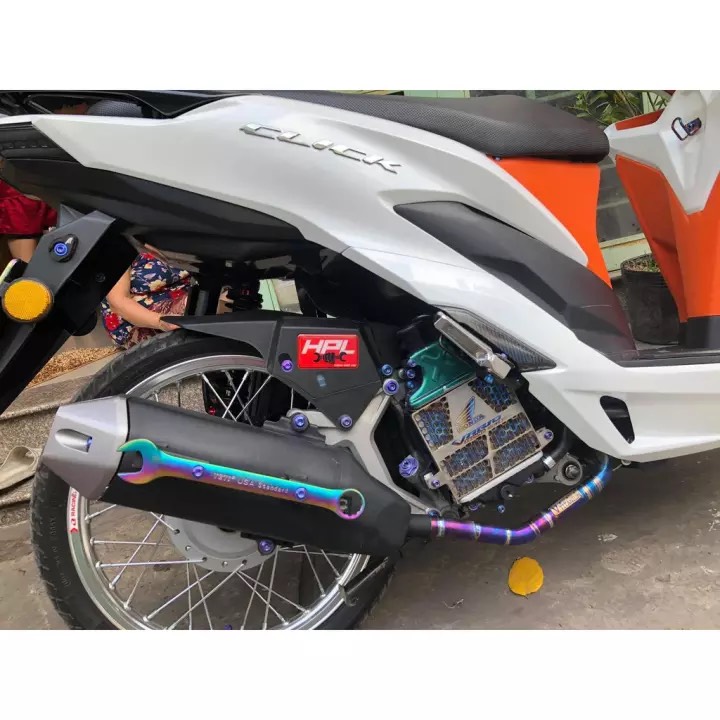 Ốp bô mỏ lết titan cho ab vario ( mọi xe )