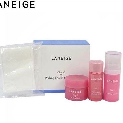 [HCM]Bộ Kit Laneige Clear-C Peeling Trial Kit 4 Item