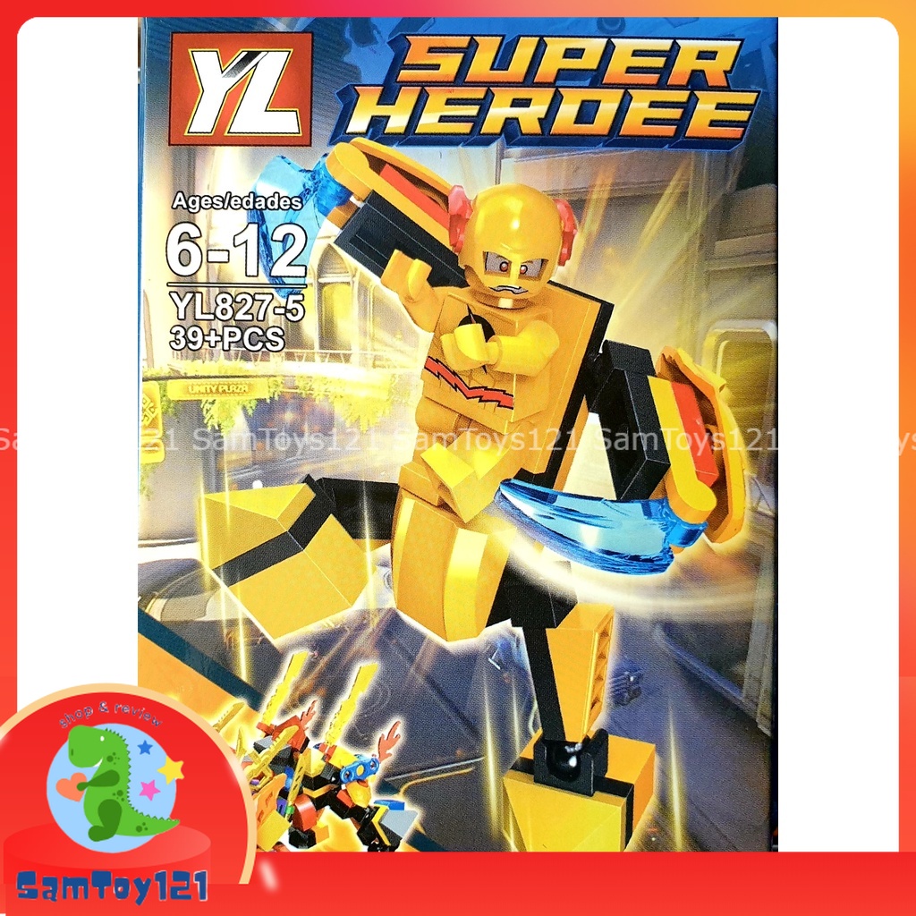 Bộ 8 mô hình lắp ráp Lego SUPER HERO dành cho bé trai