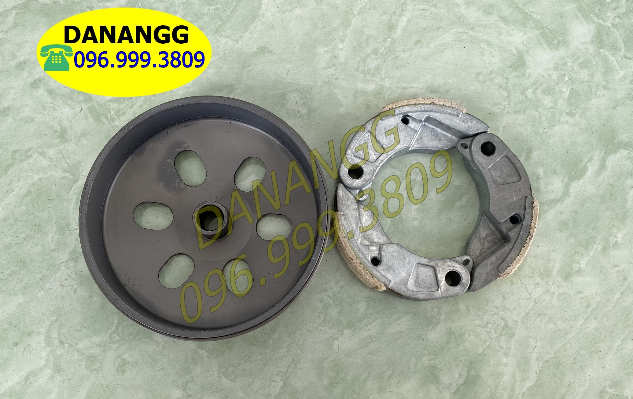 Bố 3 càng và chuông chống rung đầu xe ga honda ab110 ab125