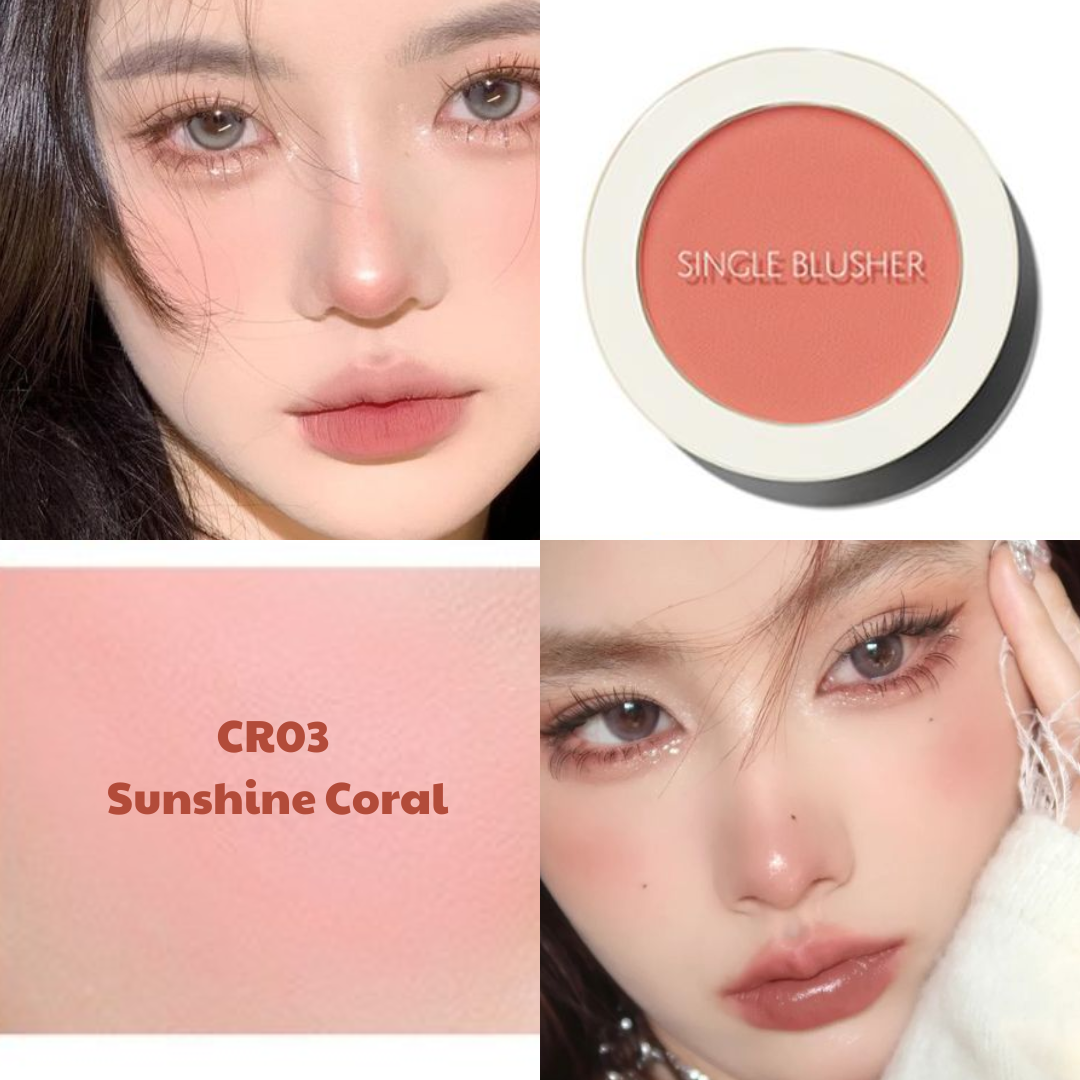 Phấn Má Hồng The Saem Saemmul Single Blusher 5g màu nhẹ nhàng, chất phấn mềm mịn, phù hợp mọi tone makeup