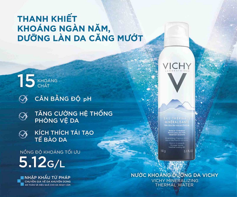 NƯỚC XỊT KHOÁNG DƯỠNG DA VICHY 50ml