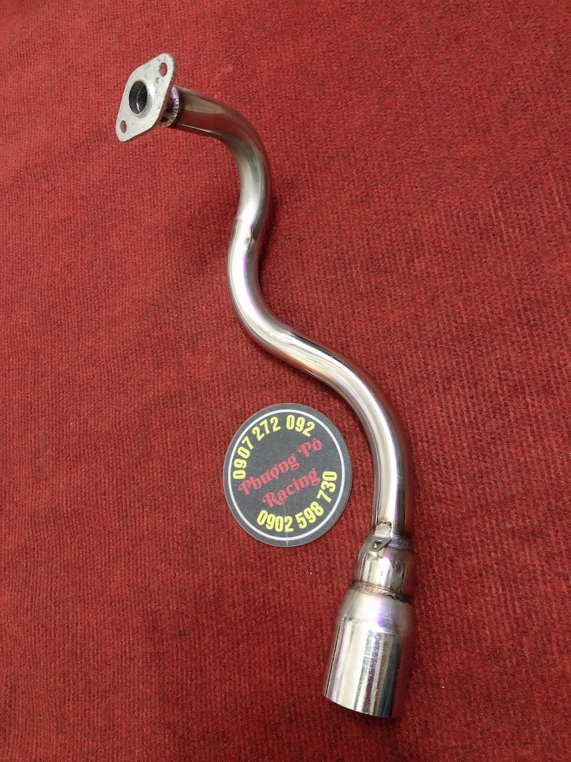 [HCM]Cổ pô inox 27x51 gắn pô lon dành cho AirBlade 110 / Click 110