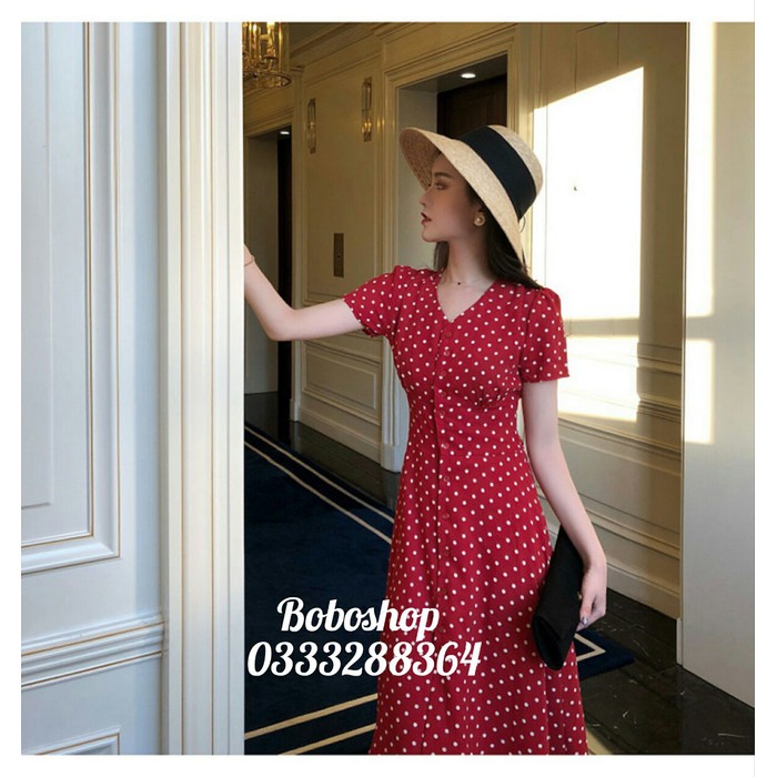 [HCM]ĐẦM VINTAGE CHẤM BI