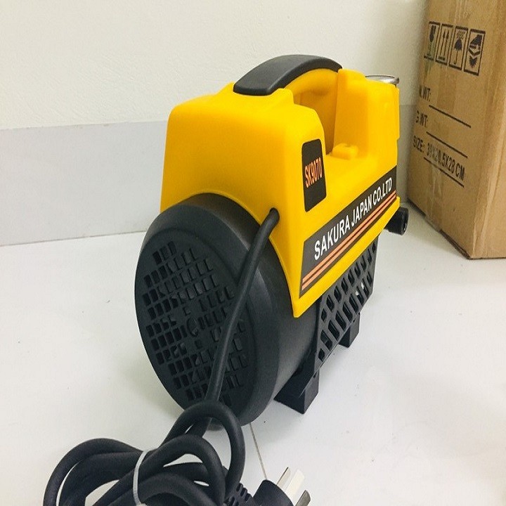Máy rửa xe Sakura 2500W, dây 15m, 100% dây đồng, có bình bọt