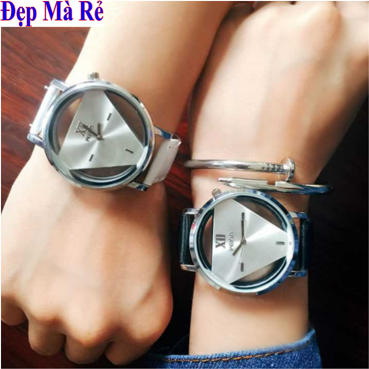 (Extra gift 1 tablets battery worth 20K) clock male face motifs triangle