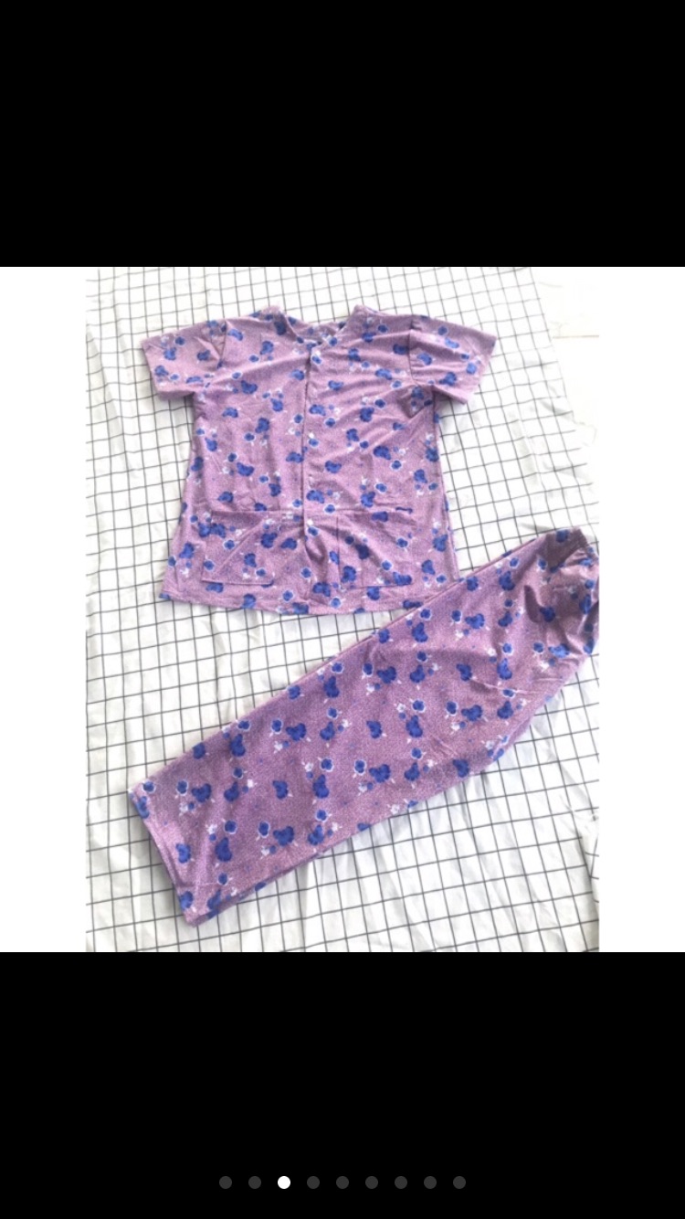[HCM]Bộ bà già túi thun lạnh co giãn(size 40-67kg)