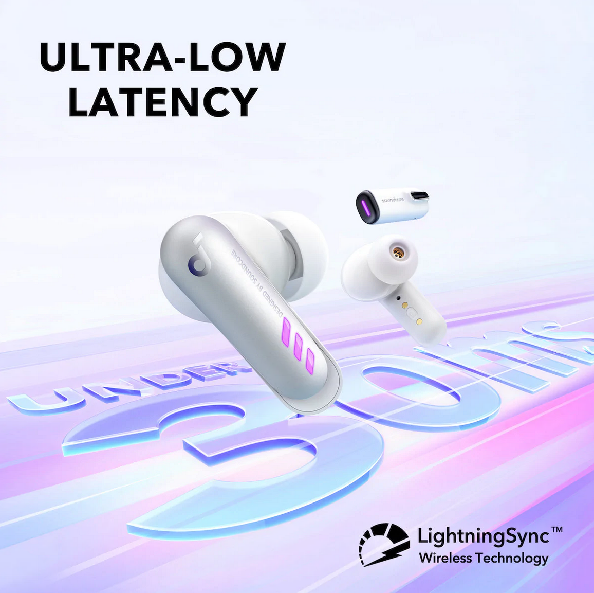 Soundcore VR P10 Wireless Gaming Earbuds, Authorized Meta/Oculus Quest 2 Accessories, <30ms Low Latency, Dual Connection, Bluetooth, 2.4GHz Wireless, USB-C Dongle, PS4, PS5, PC, Switch Compatible