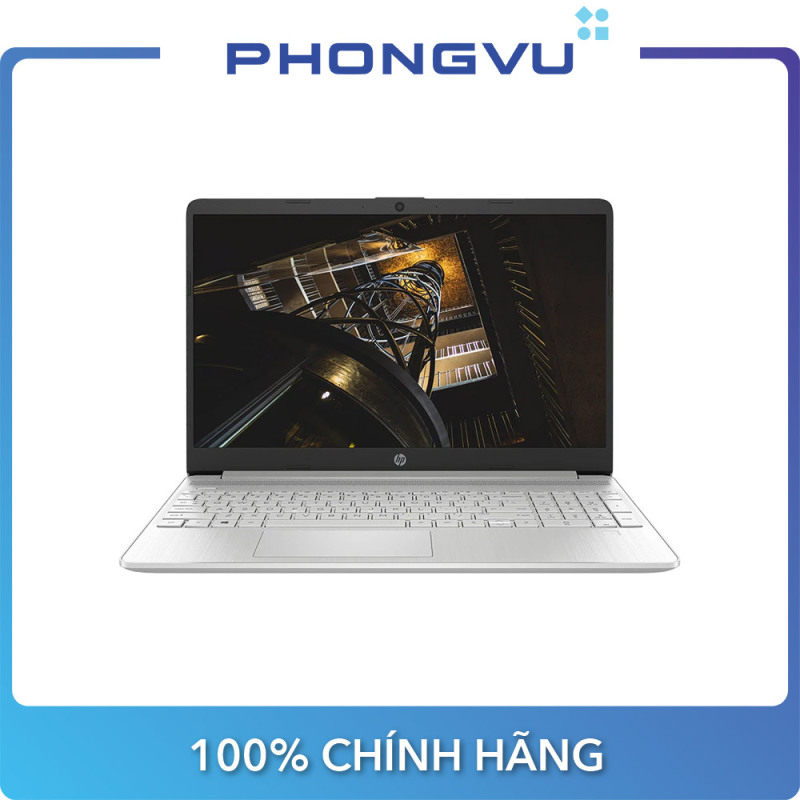 Máy tính xách tay/ Laptop HP 15s-fq1107TU (193Q3PA) (i3-1005G1) (Bạc) - Bảo hành 12 tháng