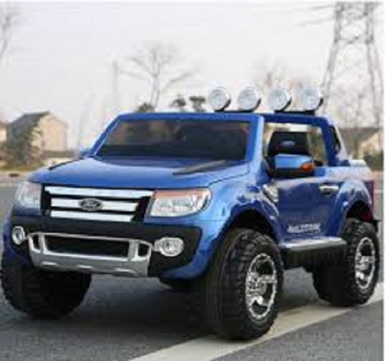 Ô tô xe điện trẻ em địa hình FORD RANGER XLS 2 chỗ 4 động cơ ghế da cao cấp ( Đỏ-Đen-Trắng-Xanh)