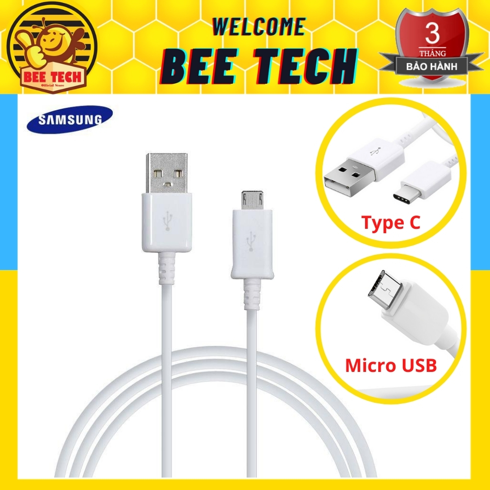 Cáp sạc Samsung chính hãng chân Micro usb và TypeC - Beetech