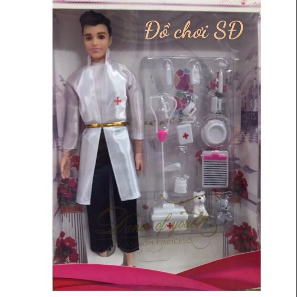HỘP 1 CON BÚP BÊ BÁC SĨ 30CM - CÓ KHỚP