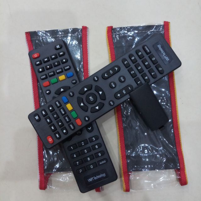 [HCM]Điều khiển Remote đầu thu mặt đất dvb t2 VNPT Technology chính hãng