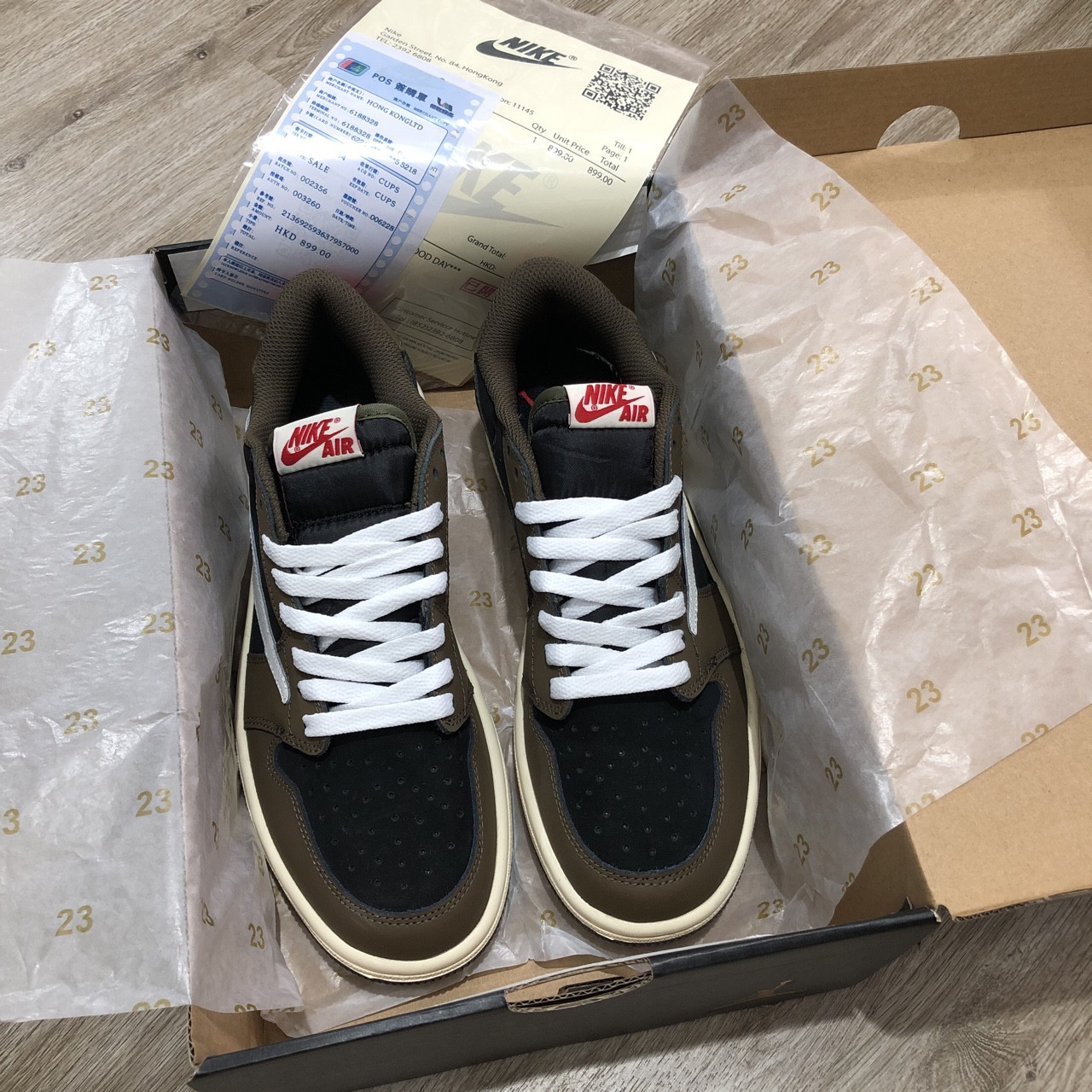 Giày jordan1 Travis Scott Low