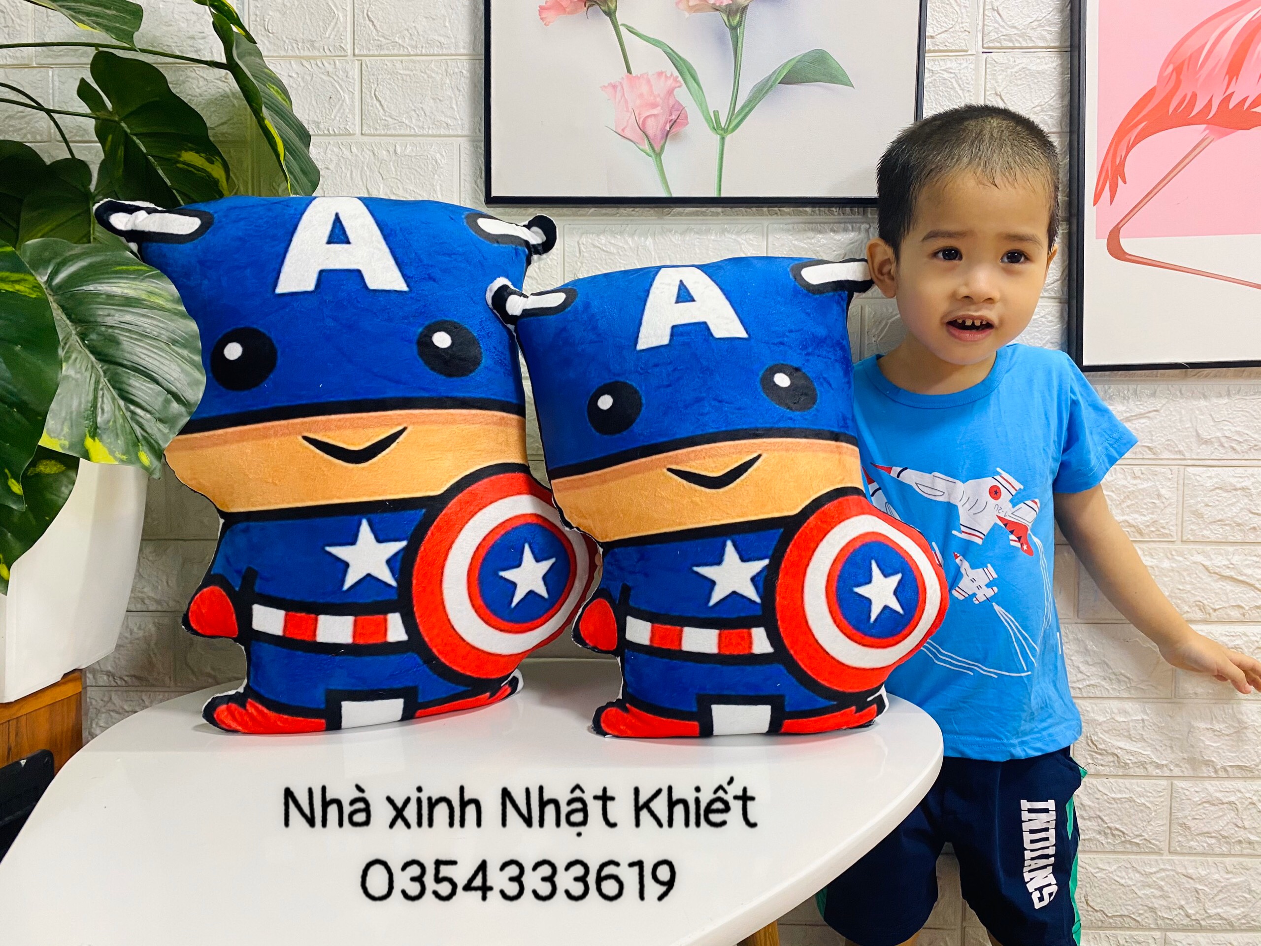 Gối ôm, gối trang trí siêu nhân cho bé