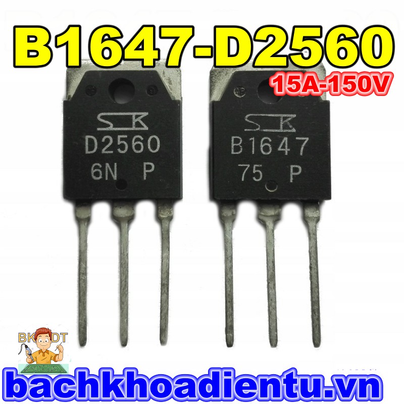 Cặp sò b1647-d2560 bóc máy chất lượng tốt.