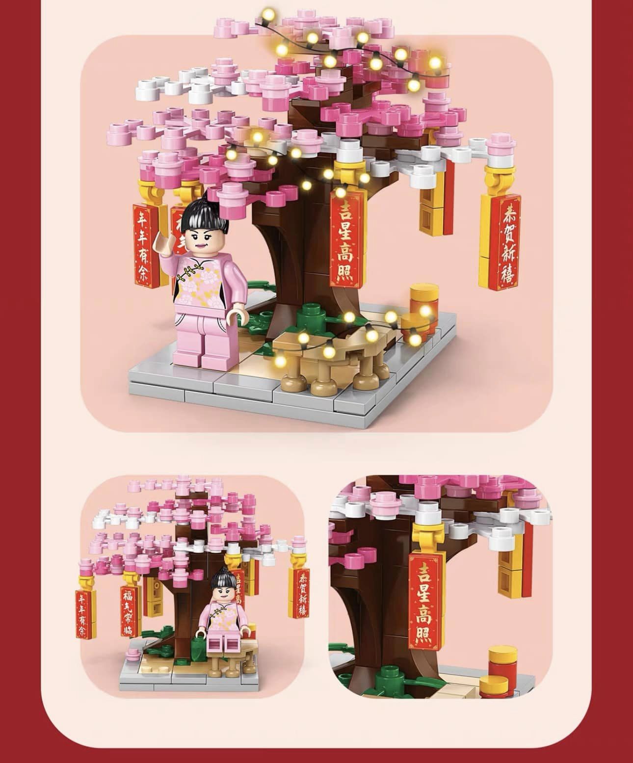 Bộ Lego Mèo thần tài đón tết