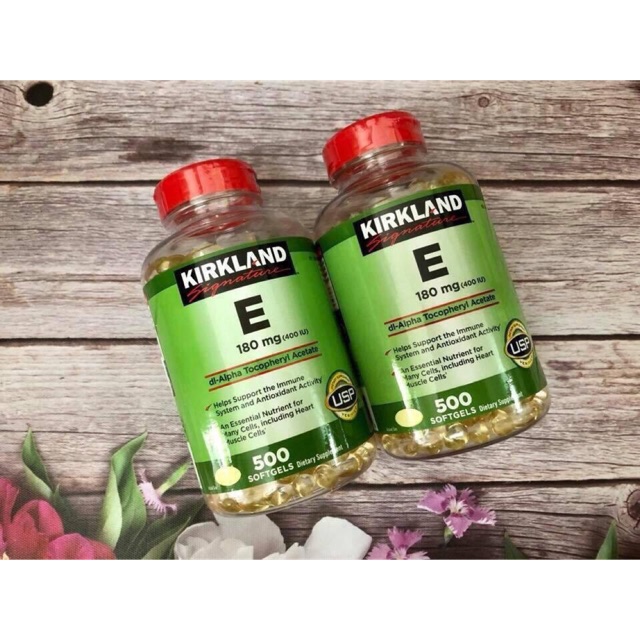 [DATE MỚI NHẤT] VITAMIN E KIRKLAND 500 VIÊN NHẬP KHẨU MỸ