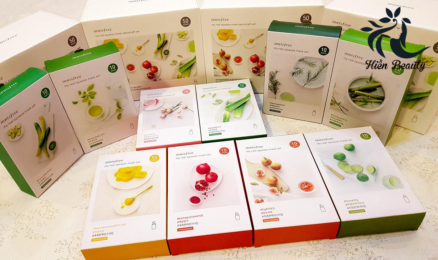 Mặt nạ Innisfree My Real Squeeze Mask Ex 10 miếng