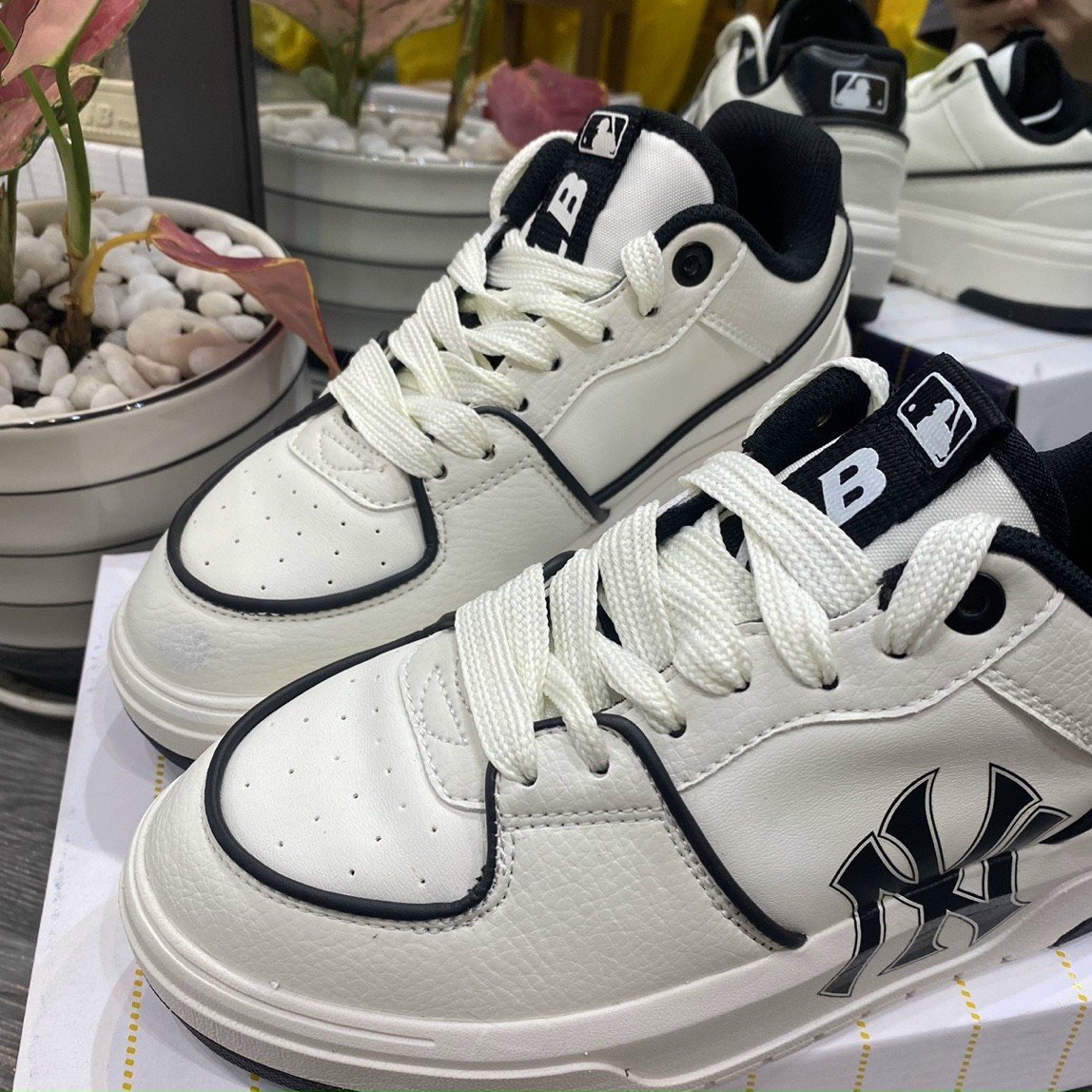 Giày Thể Thao MLB Chunky Liner Xanh Lá, Giày MLB Chunky Liner White Black 2022