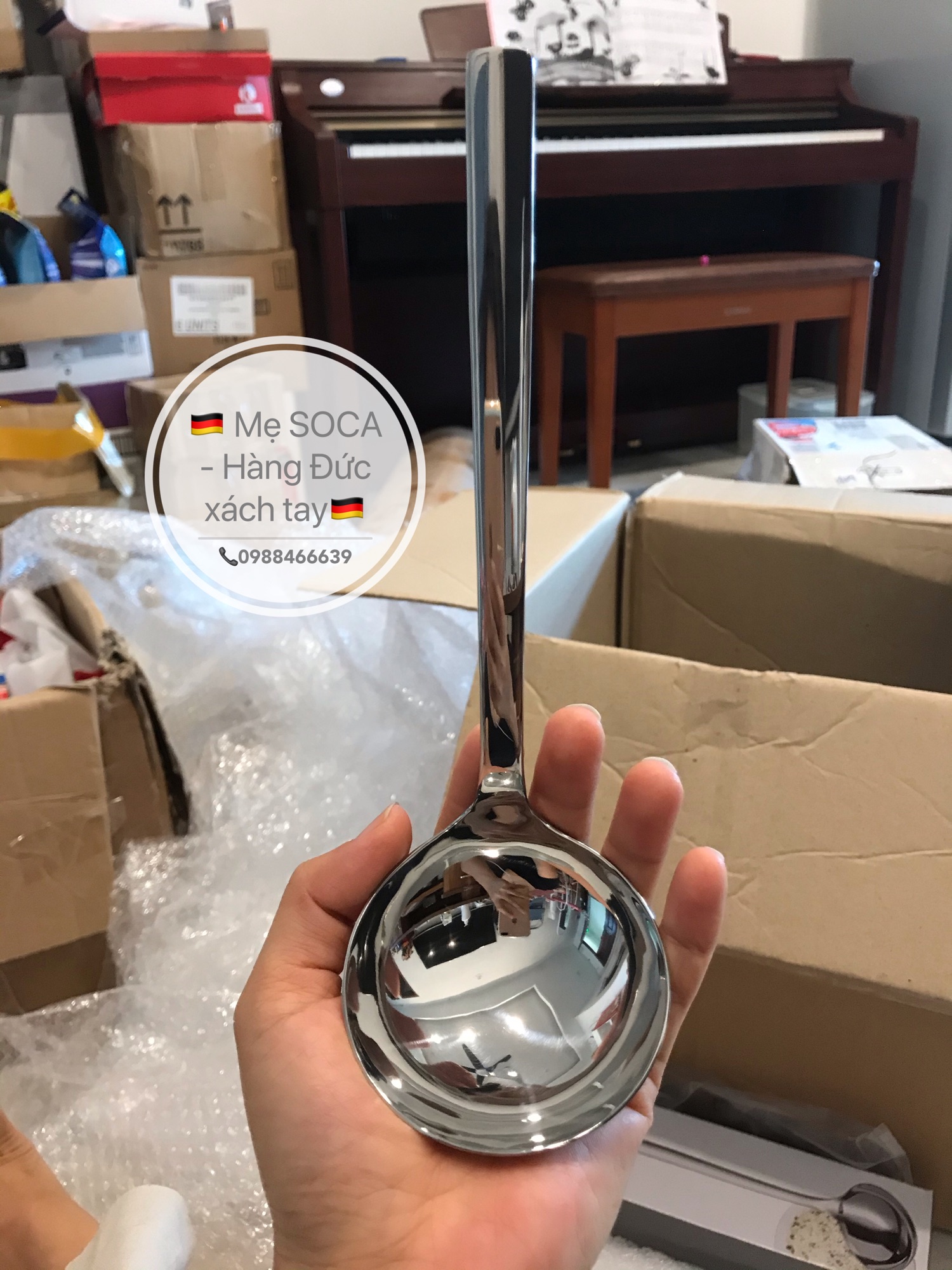 MUÔI WMF NOUVA 22CM - Hàng nội địa Đức